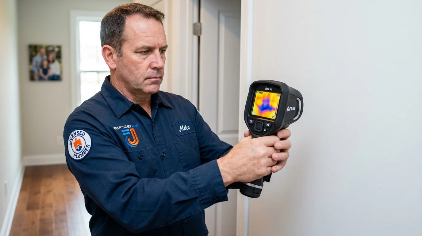 Thermal imaging leak detection by Johns Plumbing LLC in Prairie View